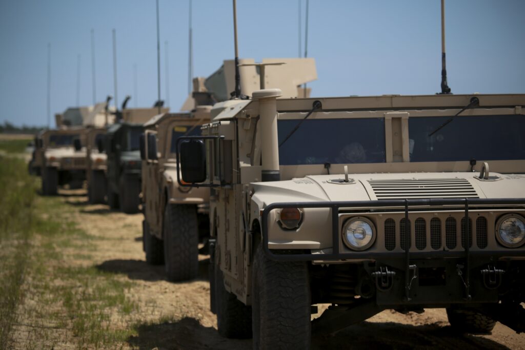 Military ground vehicles illustrating Gaia Converter markets