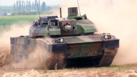 Leclerc Tank in operation